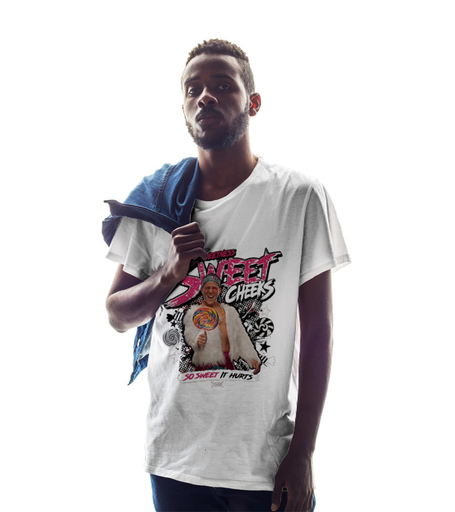 The King Of Sweetness Sweet Cheeks So Sweet It Hurts Lollipop Fur Jacket T-Shirt