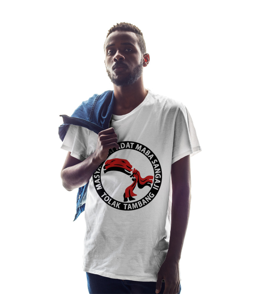 Masyarakat Adat Maba Sangaji Tolak Tambang Red Scarf T-Shirt