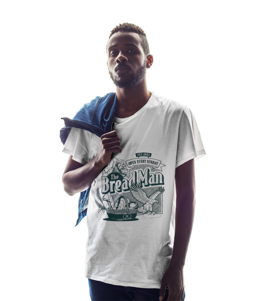 The Bread Man Open Every Sunday Vintage Bakery T-Shirt