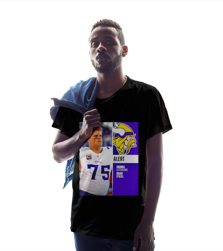 Alert Vikings Extending Brian O'Neill 75 T-Shirt