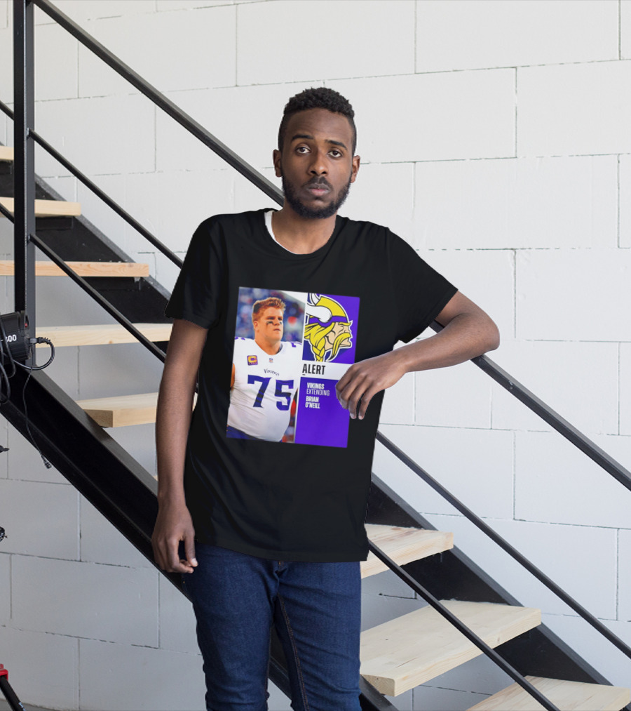 Alert Vikings Extending Brian O'Neill 75 T-Shirt