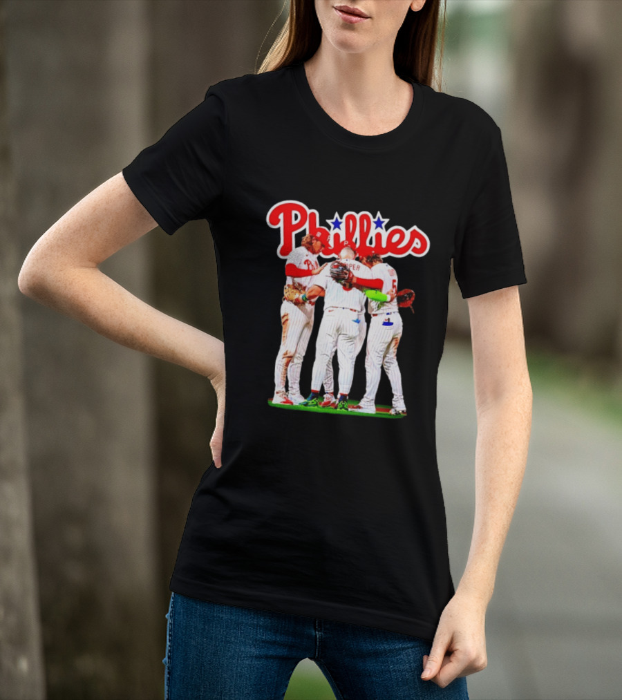Bryce Harper Alec Bohm Edmundo Sosa Bryson Stott Philadelphia Phillies Team Unity T-Shirt