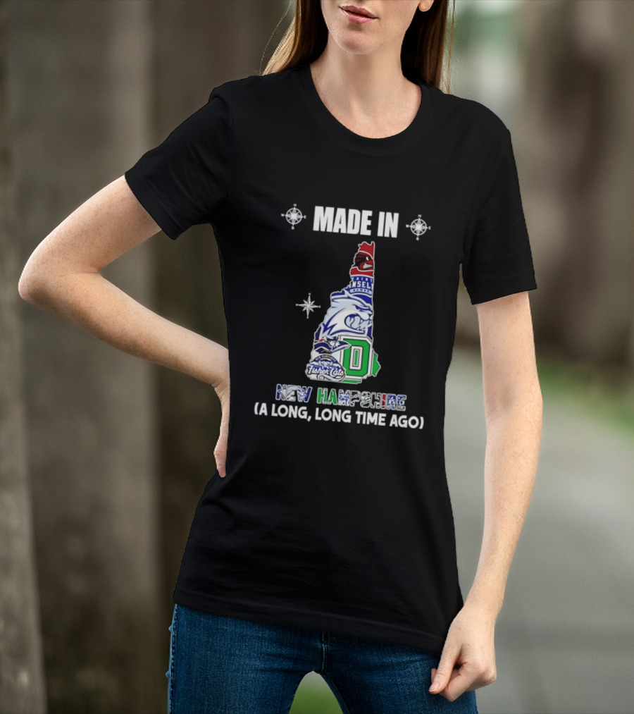 Made In New Hampshire Wildcats Dartmouth College Fisher Cats A Long Long Time Ago T-Shirt