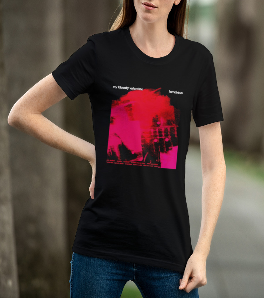 My Bloody Valentine Loveless Album Cover Classic Shoegaze Music Fan Favorite T-Shirt