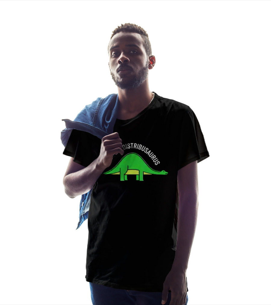 Normal Distribusaurus Dinosaur Statistics T-Shirt