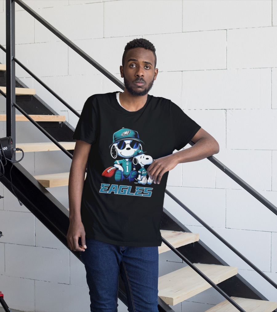 Snoopy Eagles Philadelphia Football 2026 T-Shirt