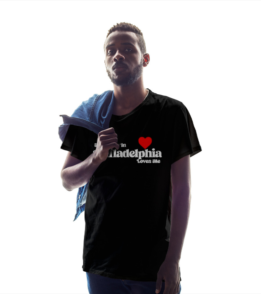 Somebody In Philadelphia Loves Me Heart T-Shirt