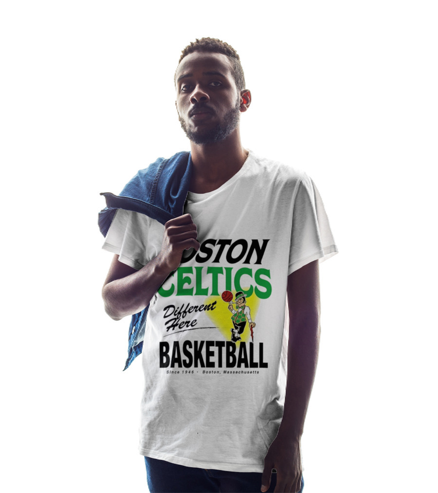 Boston Celtics Basketball Different Here Since 1946 Boston Massachusetts T-Shirt
