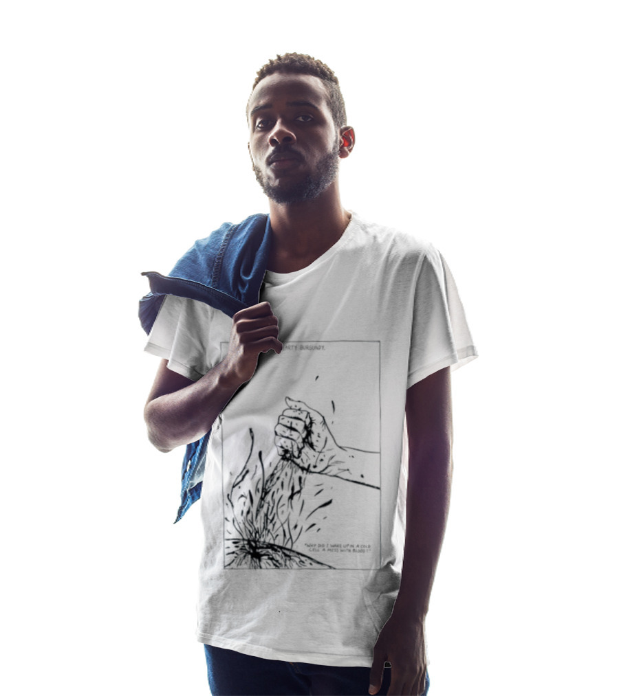 Gallo Hearty Burgundy Why Did I Wake Up In A Cold Cell A Mess With Blood T-Shirt