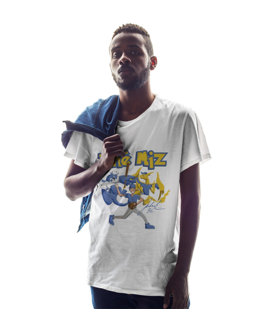 The Miz Milwaukee Brewers Pokemon Crossover Animated T-Shirt