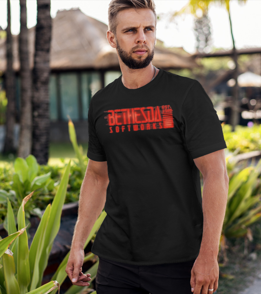 Bethesda Softworks Est 1986 Retro Gaming Nostalgia T-Shirt