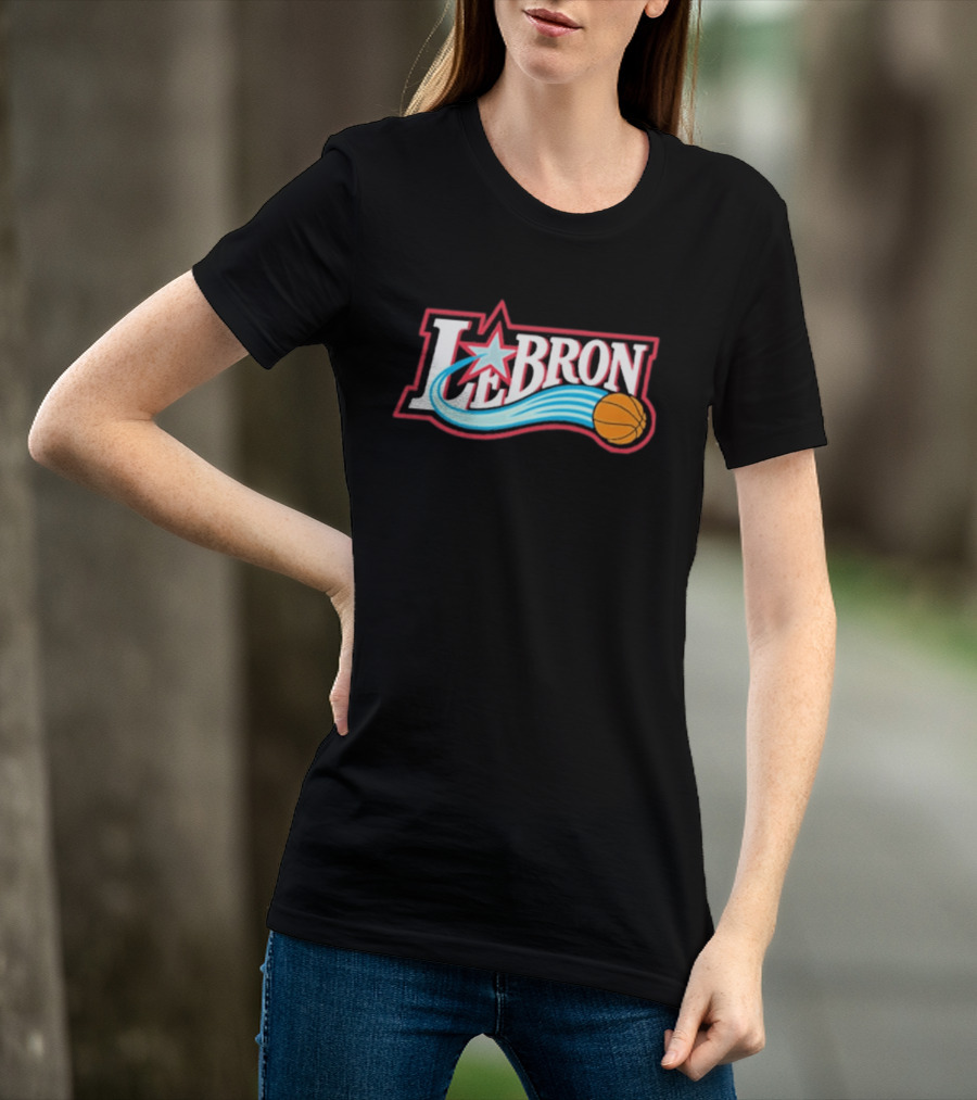 LeBron James Basketball Star Themed Philadelphia 76ers T-Shirt