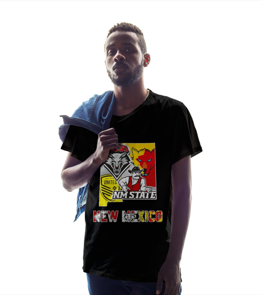 Lobos NM State New Mexico United T-Shirt