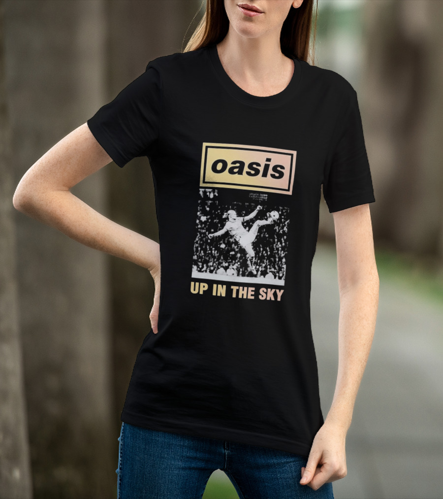 Oasis Up In The Sky Erling Haaland Soccer Kick T-Shirt