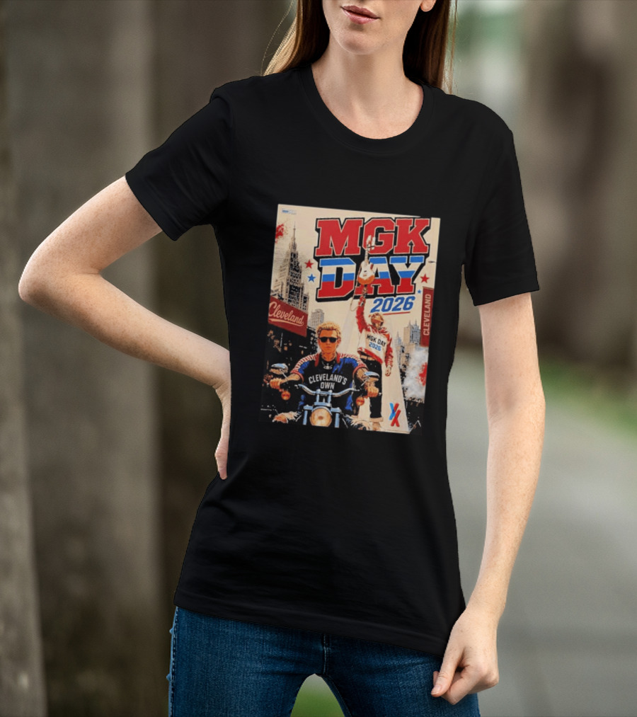 MGK Day 2026 Cleveland Music Event With Cleveland's Own T-Shirt