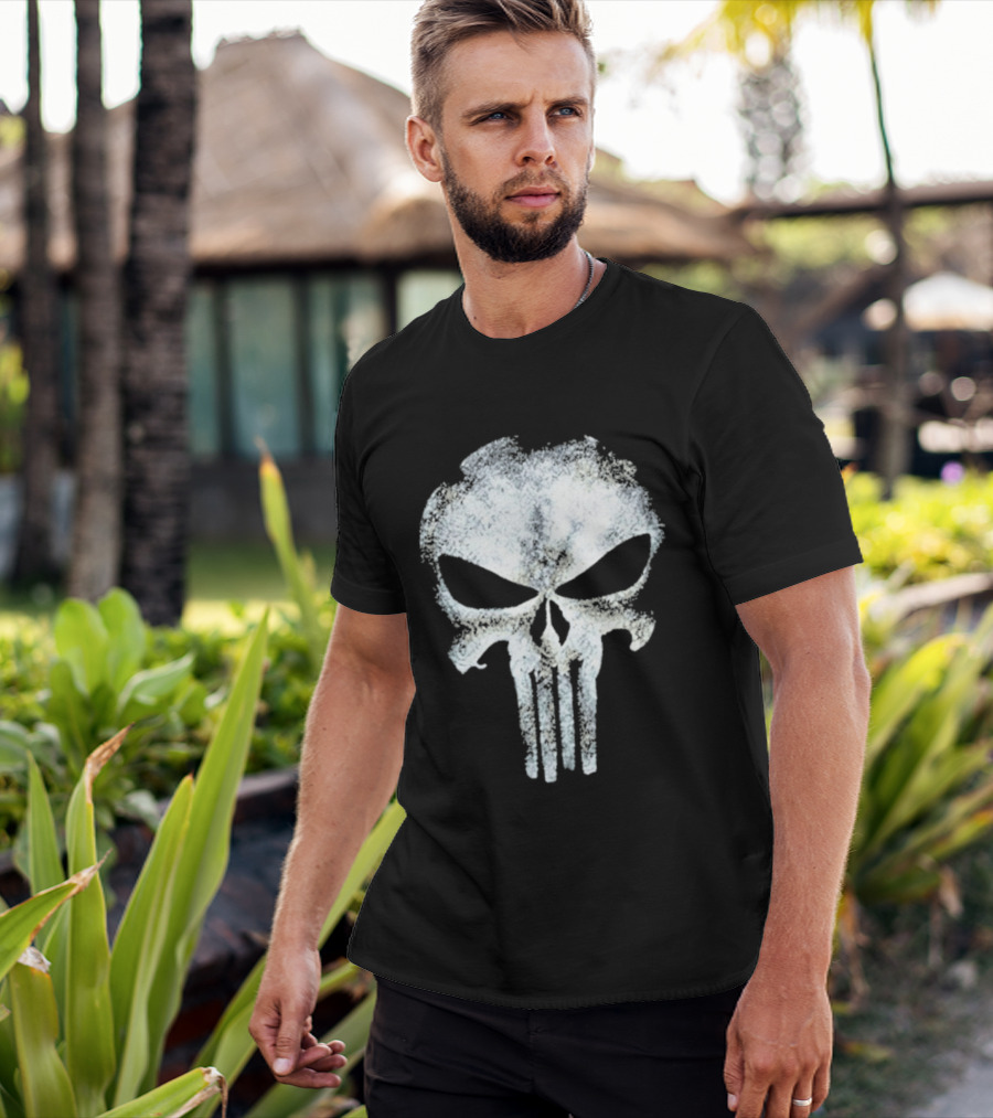 Marvel's Punisher Frank Castle Skull T-Shirt