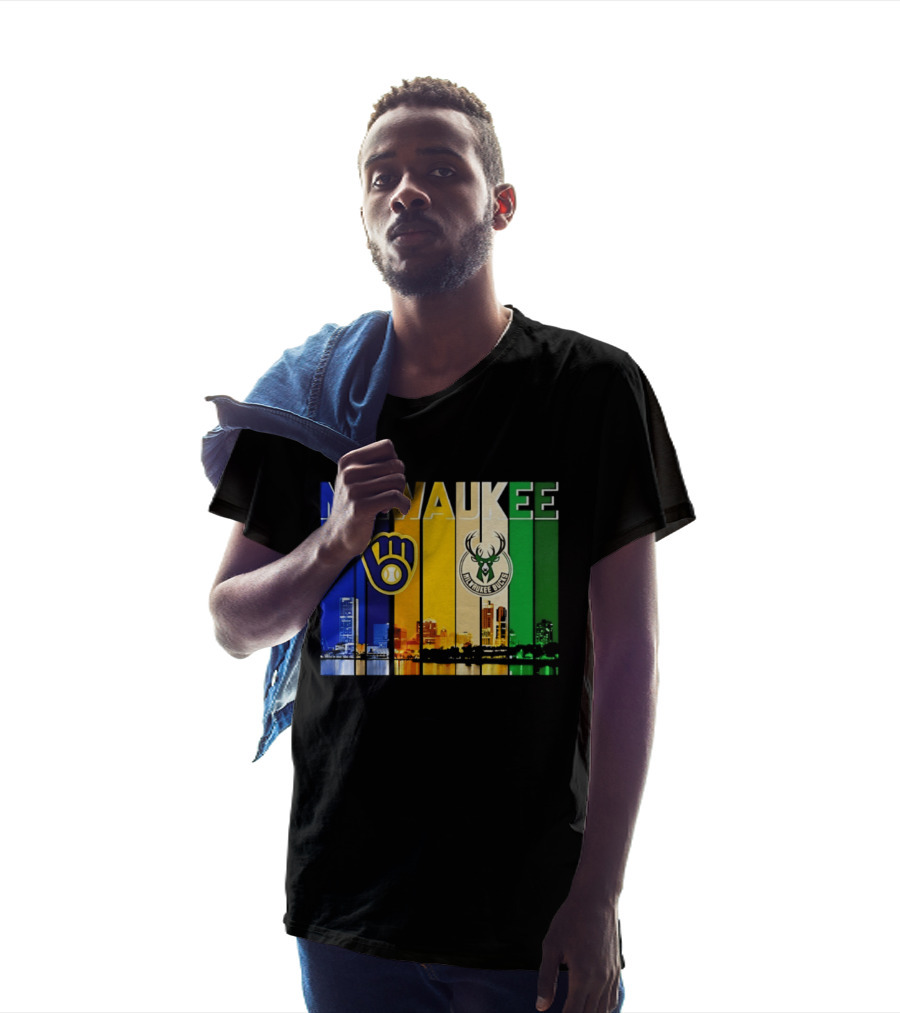 Milwaukee Brewers Bucks Skyline 2026 T-Shirt