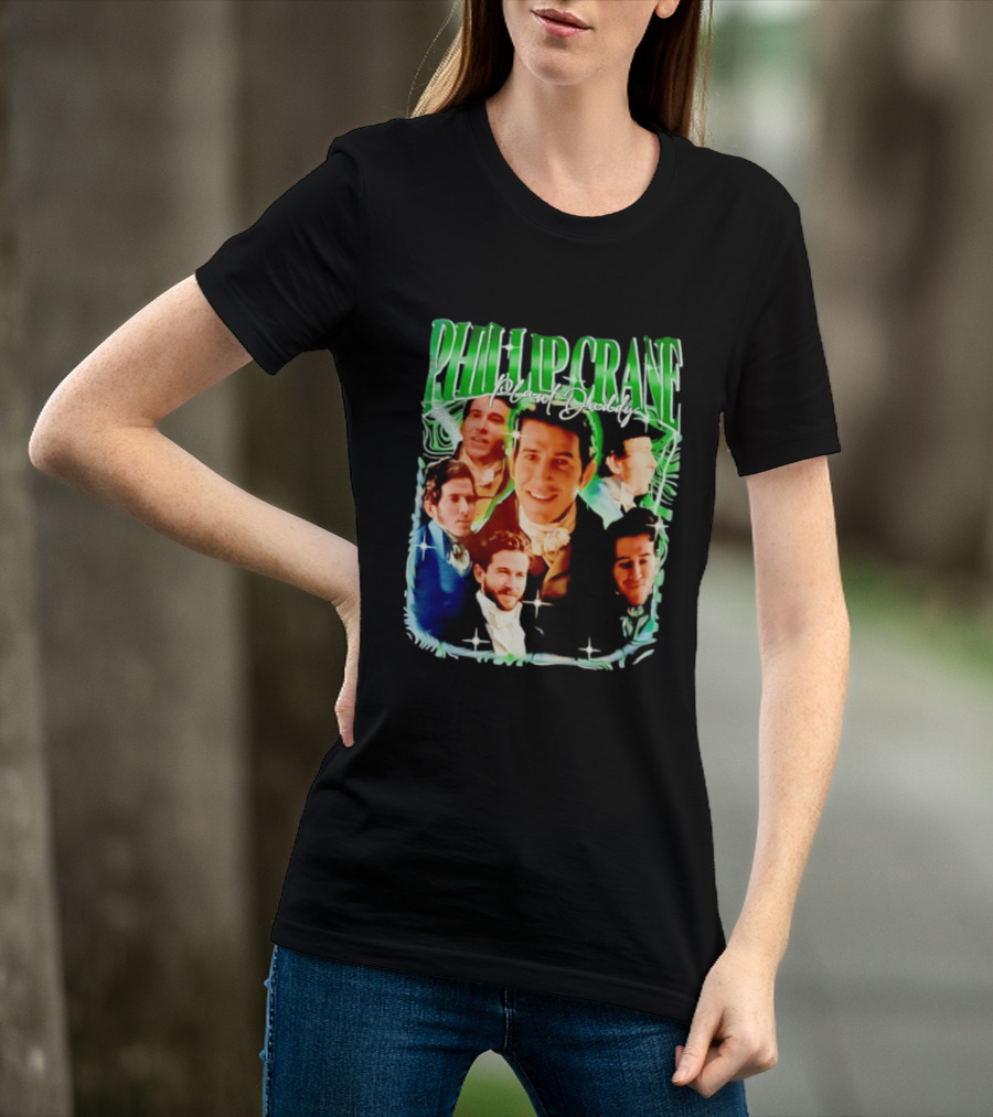 Phillip Crane Plant Daddy Regency Style Portrait Collage T-Shirt