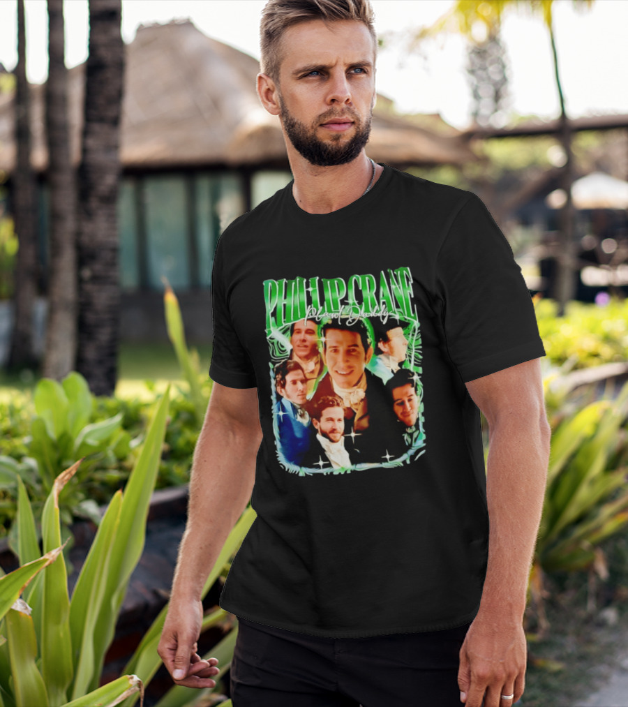 Phillip Crane Plant Daddy Regency Style Portrait Collage T-Shirt