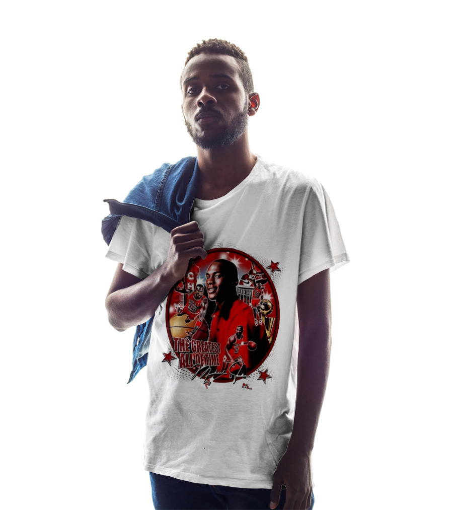 The Greatest Of All Time Michael Jordan Chicago Basketball Legend Trophy T-Shirt