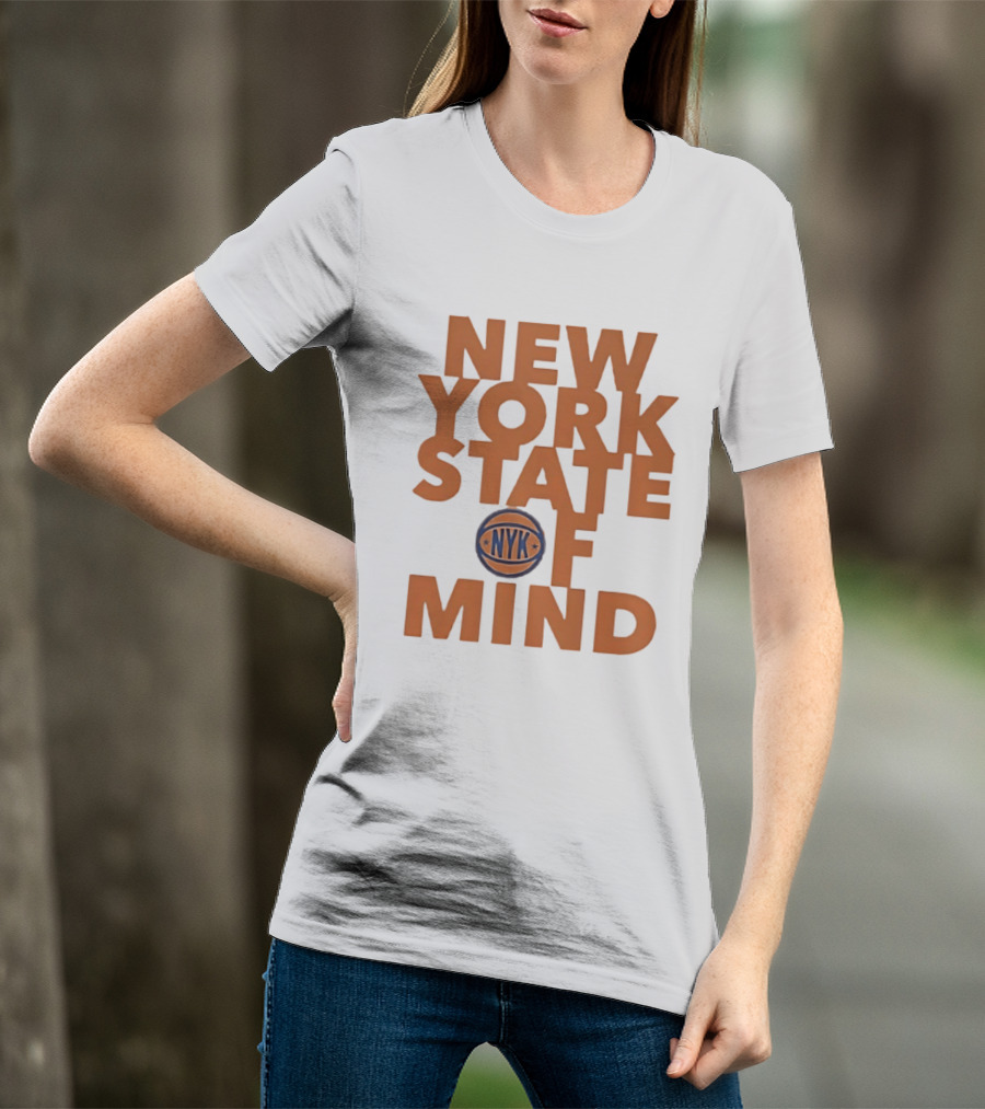 New York State Of Mind NYC Basketball T-Shirt