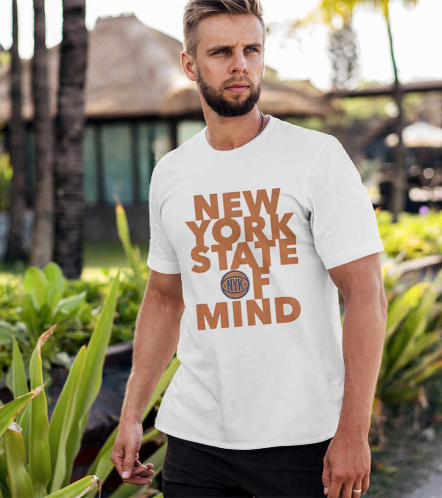 New York State Of Mind NYC Basketball T-Shirt