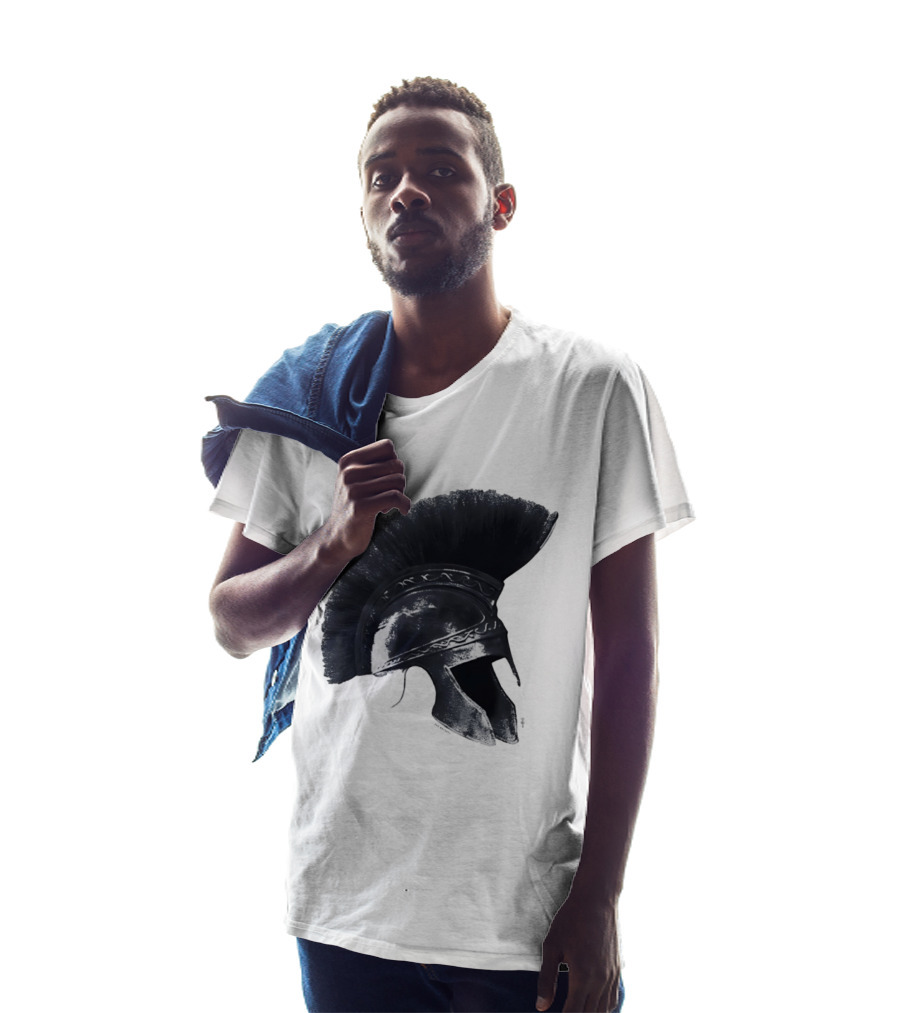Travis Scott Odyssey Greek Soldier Helmet T-Shirt