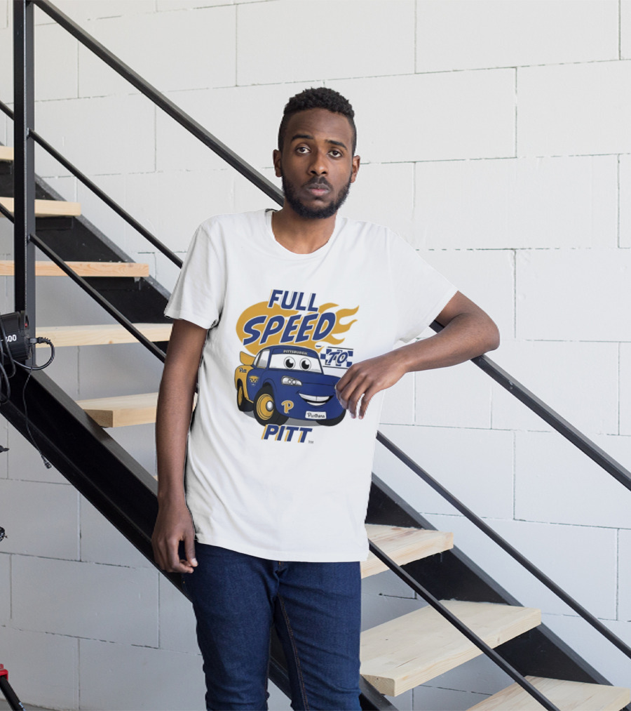 Pitt Panthers Full Speed To Pitt Racing Theme Vive La Fete T-Shirt