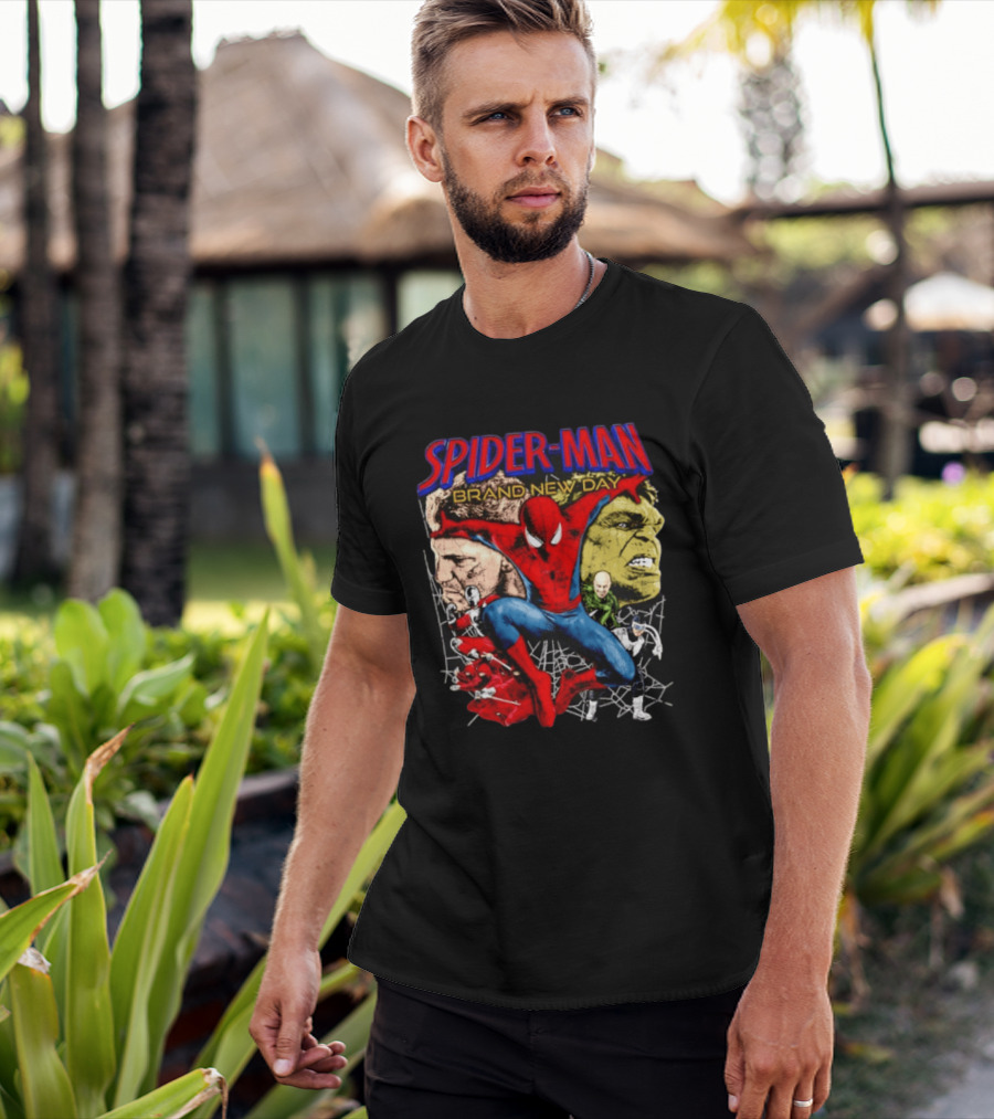 Spider Man Brand New Day Marvel Comics Superhero Characters T-Shirt