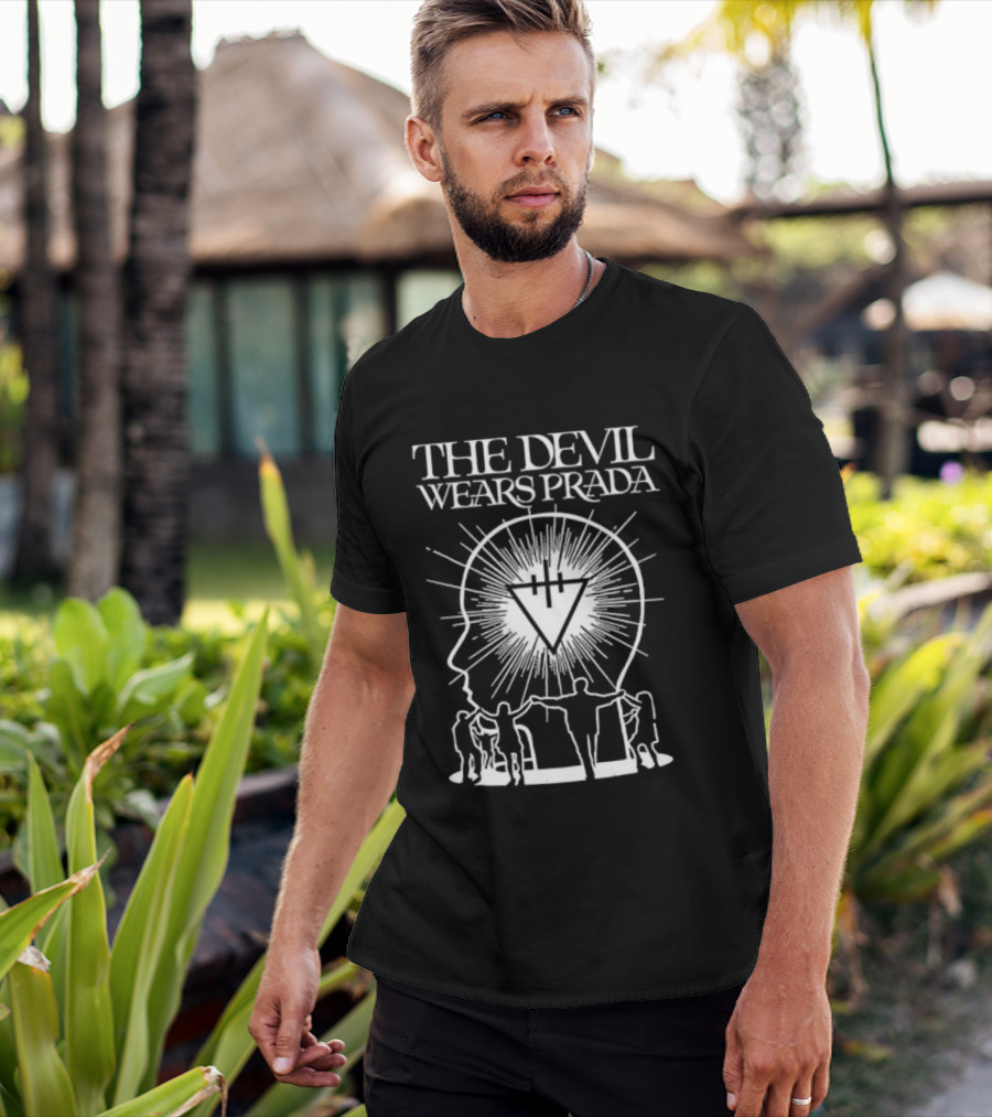 The Devil Wears Prada Metalcore Band Hardcore Head And Triangle T-Shirt