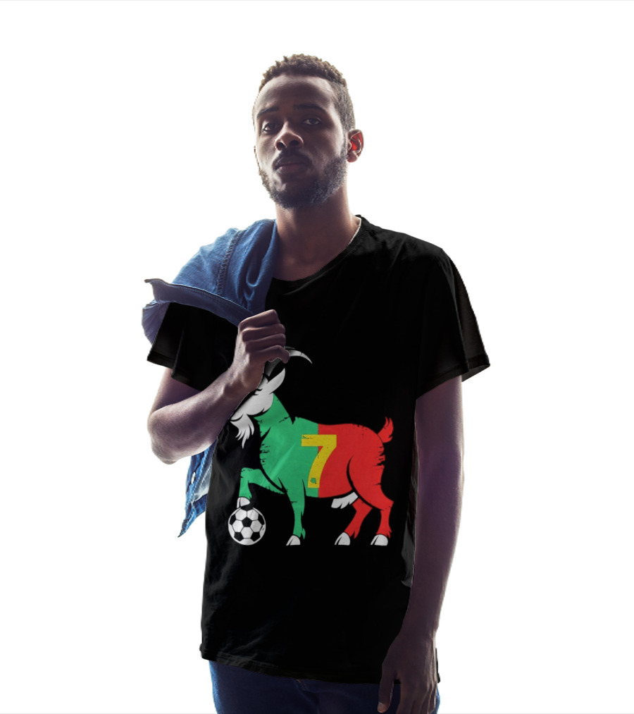 Cristiano Ronaldo GOAT 7 Portugal Soccer T-Shirt