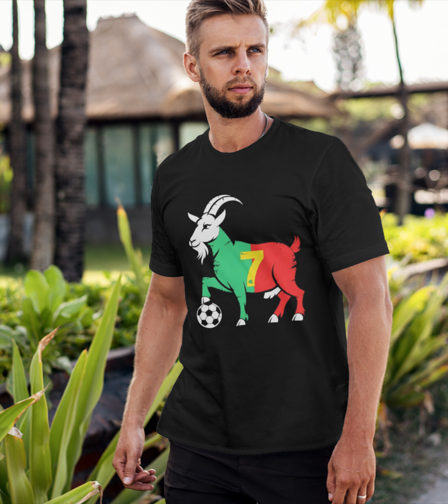 Cristiano Ronaldo GOAT 7 Portugal Soccer T-Shirt