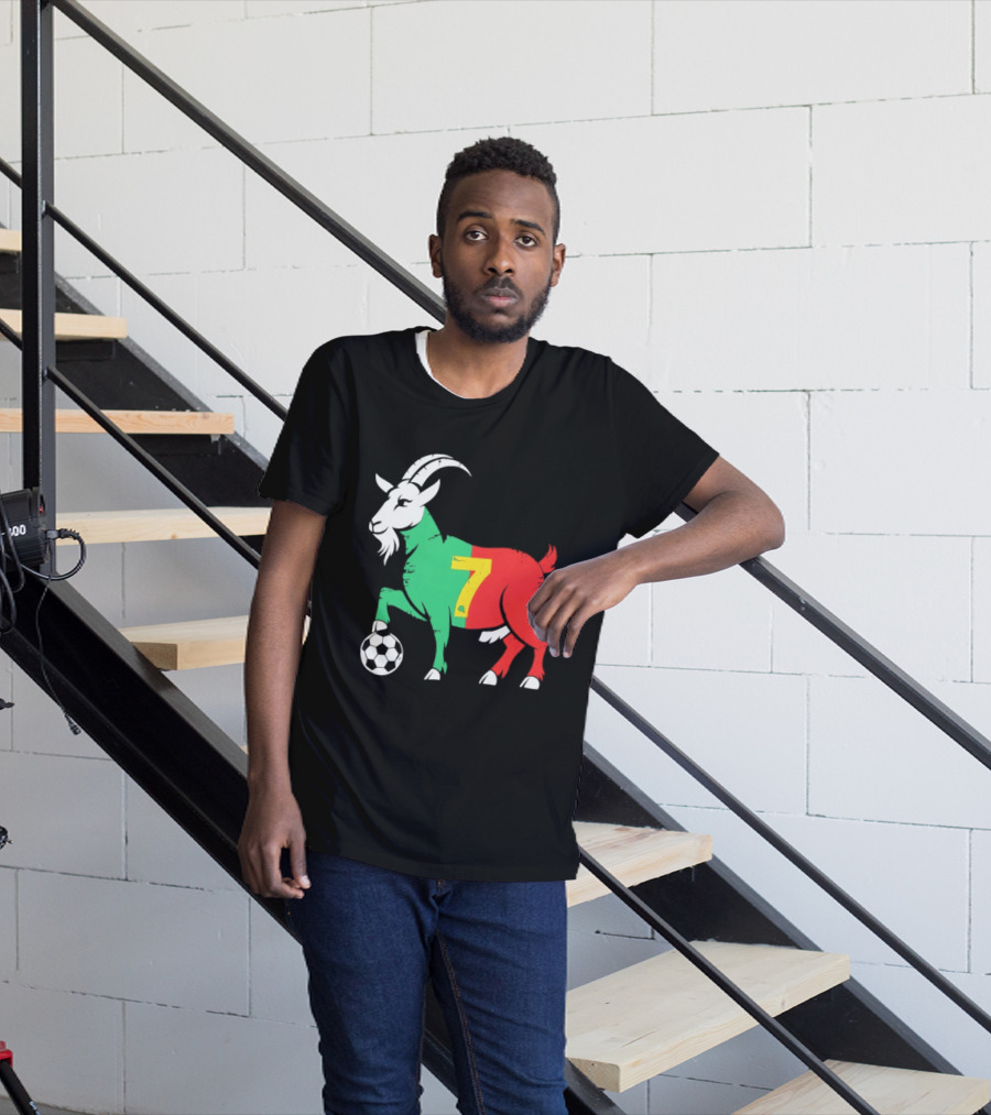 Cristiano Ronaldo GOAT 7 Portugal Soccer T-Shirt