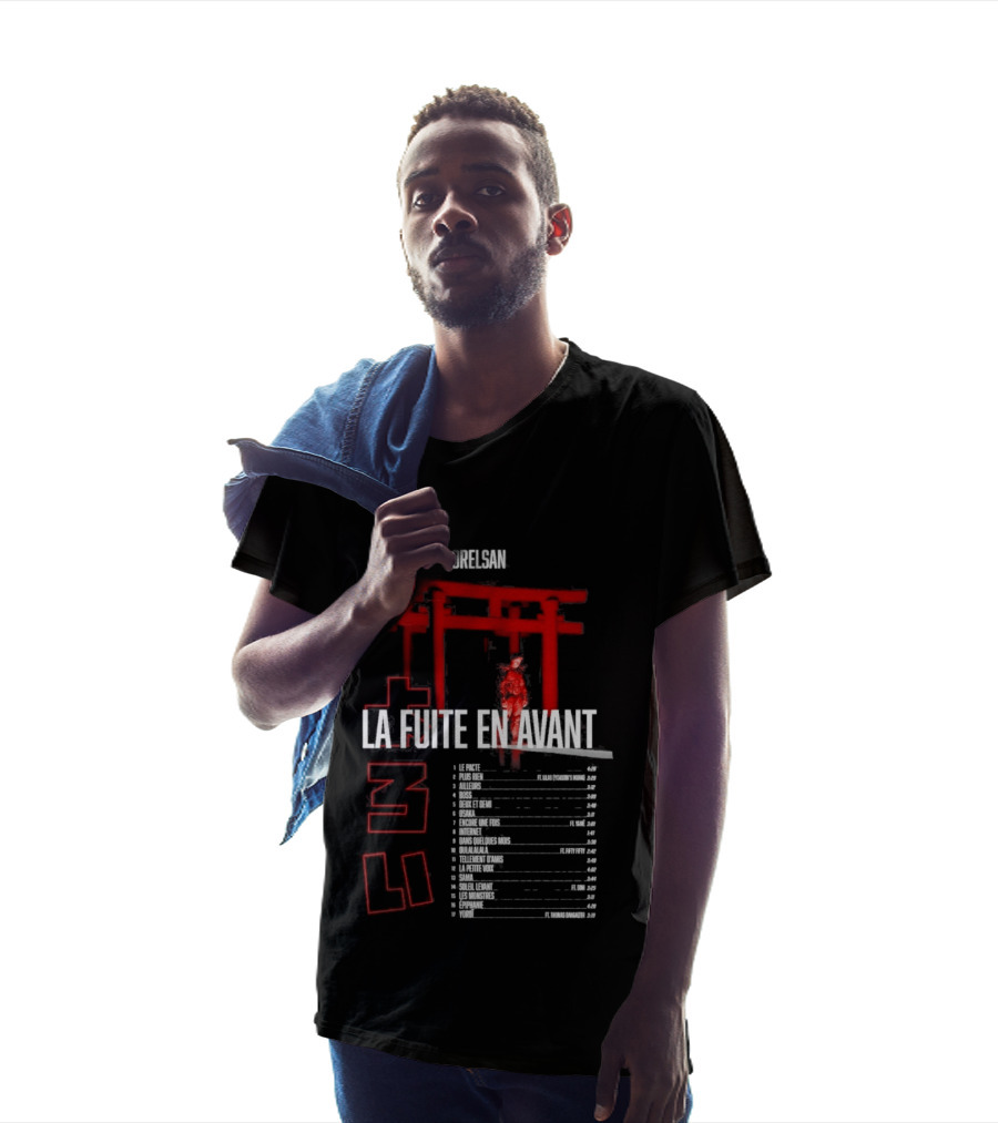 Orelsan La Fuite En Avant Rouge Tour Dates 2024 T-Shirt