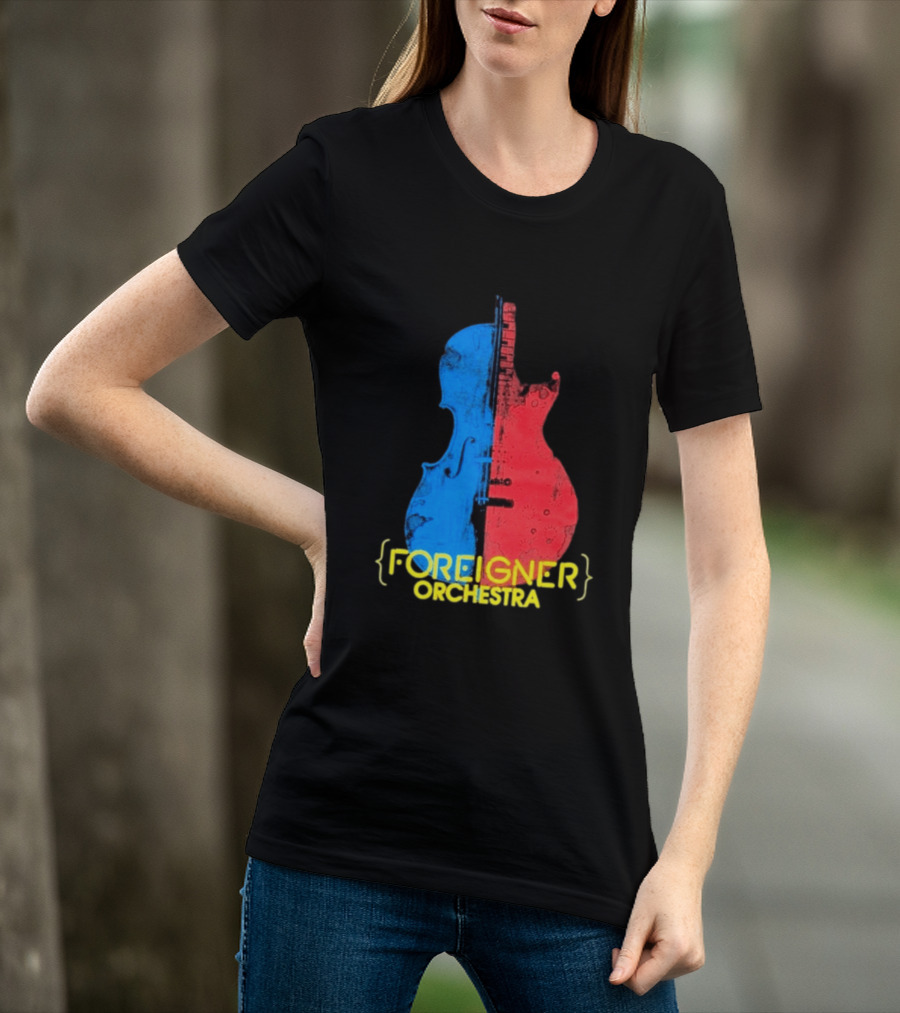 Foreigner Orchestra Violin Guitar Fusion T-Shirt