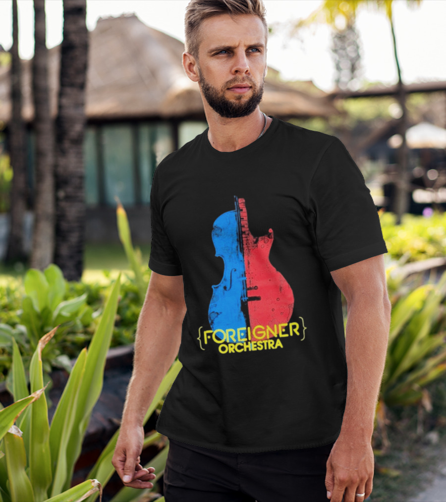 Foreigner Orchestra Violin Guitar Fusion T-Shirt
