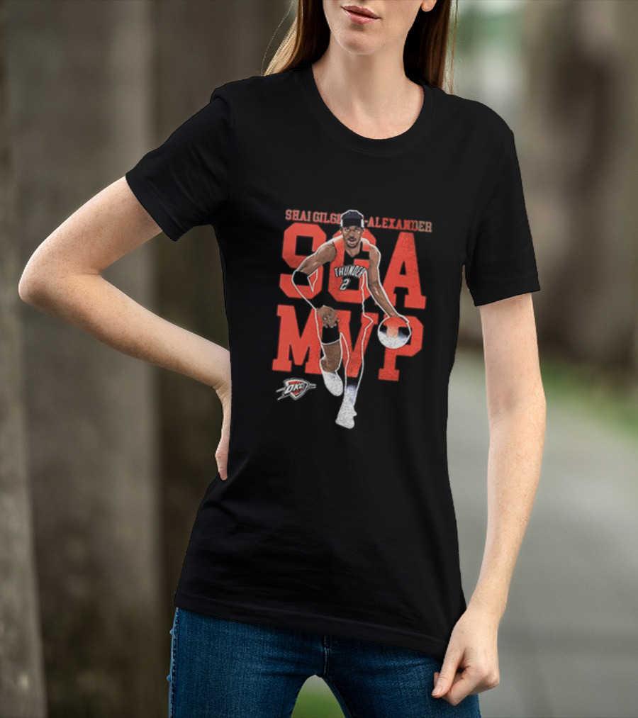 Shai Gilgeous Alexander SGA MVP Basketball Champion 2025 T-Shirt