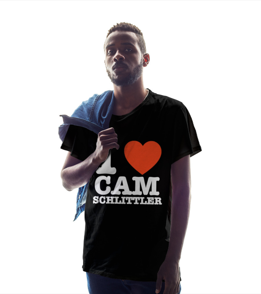 I Love Cam Schlittler Red Heart T-Shirt