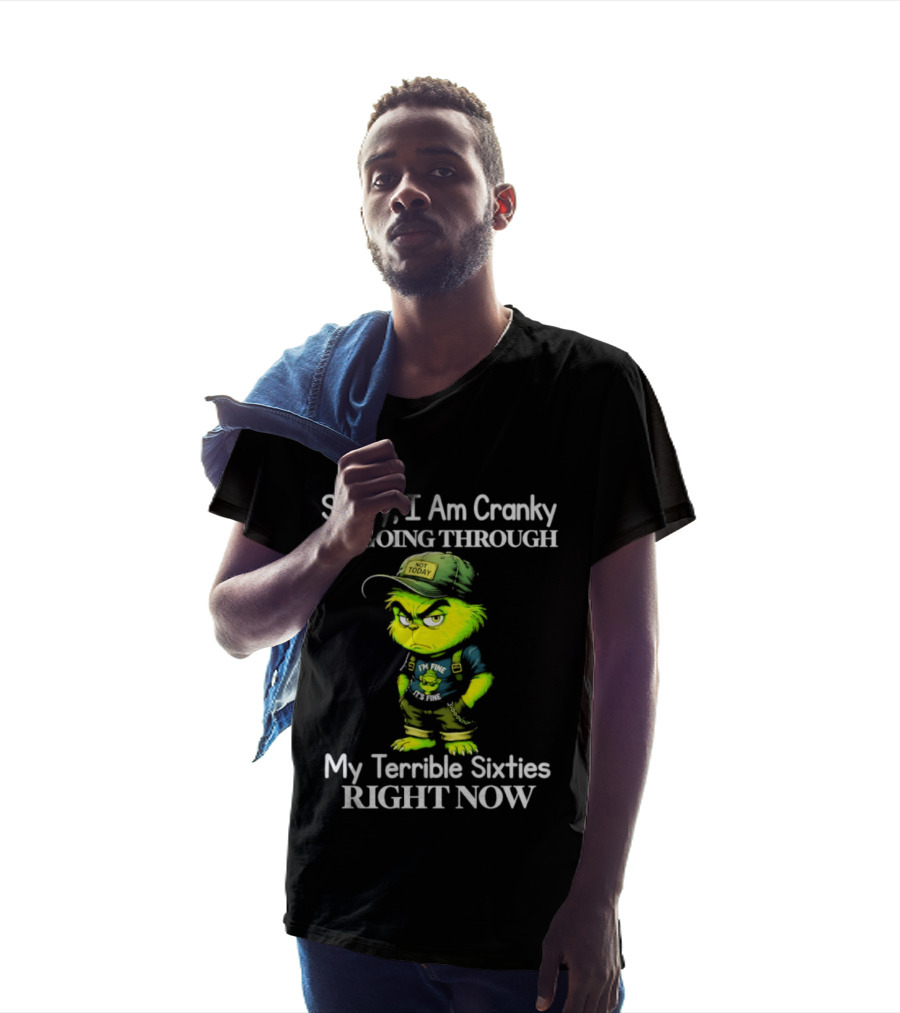Sorry I Am Cranky I'm Going Through My Terrible Sixties Right Now T-Shirt