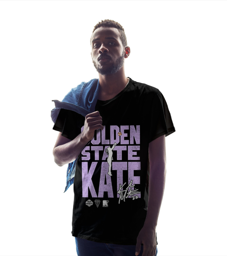 Golden State Kate Basketball Silhouette Player T-Shirt