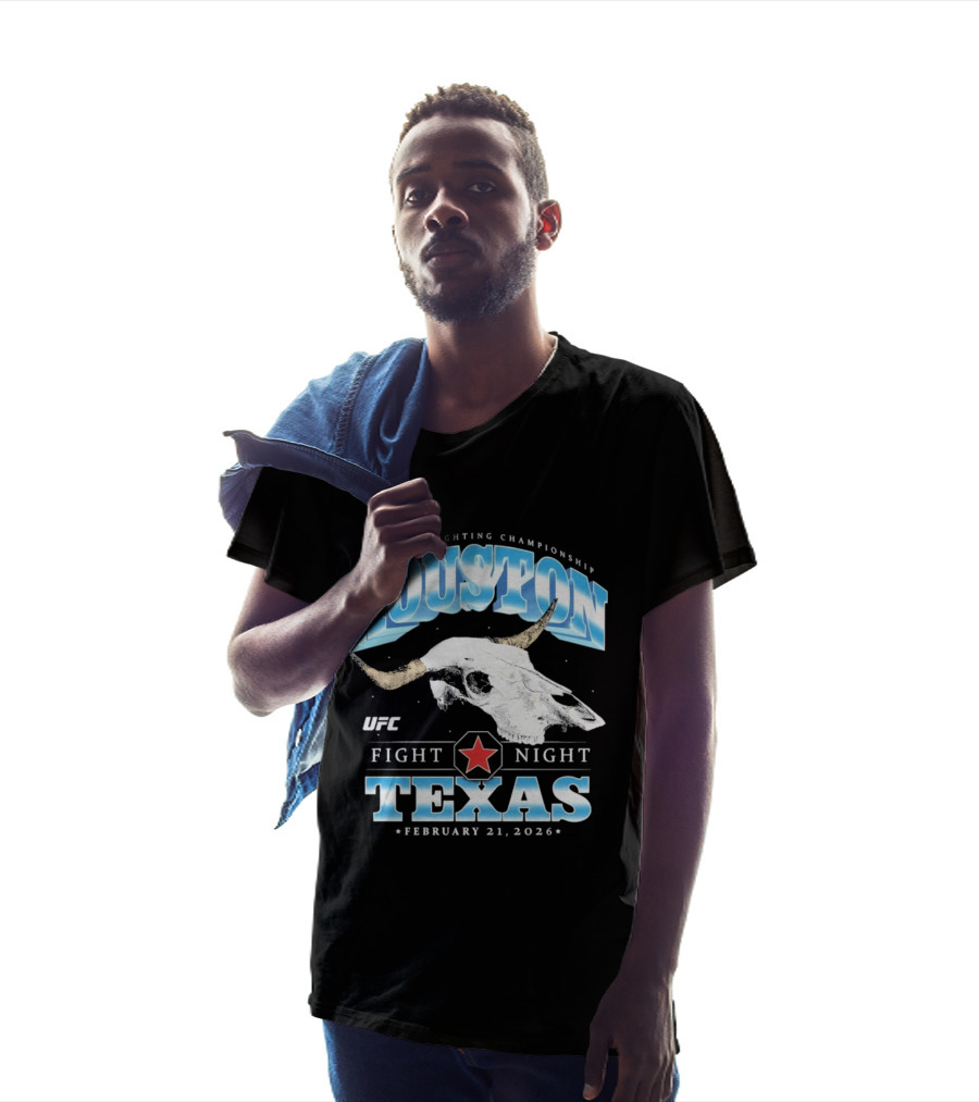 Houston Texas UFC Fight Night February 21 2026 T-Shirt