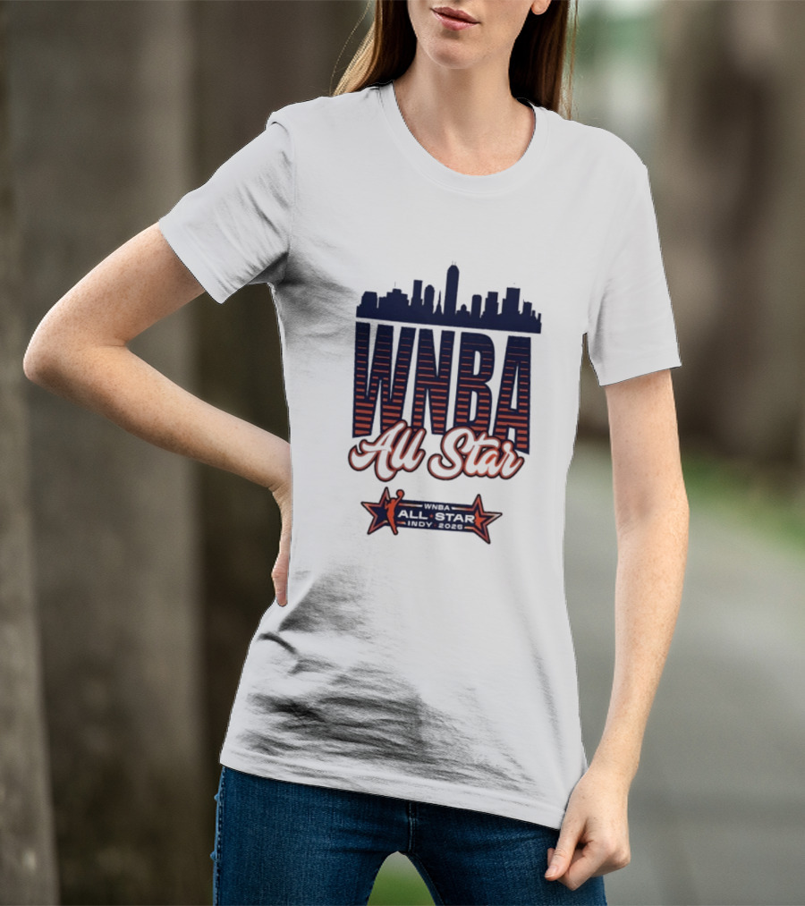 WNBA All Star 2025 Indy Skyline T-Shirt