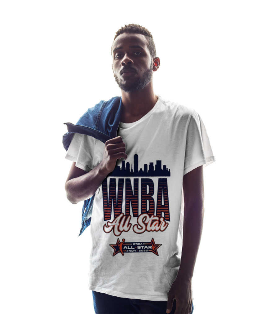 WNBA All Star 2025 Indy Skyline T-Shirt