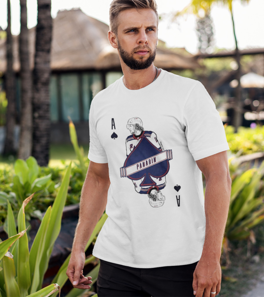 Panarin New York Rangers Playing Card Ace Spades T-Shirt