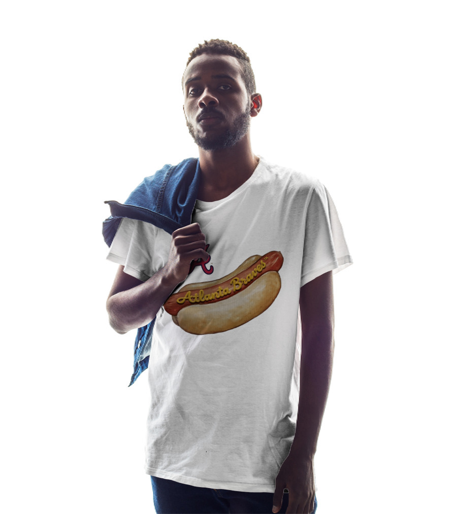 Atlanta Braves Hot Dog A Logo MLB 2026 Season T-Shirt