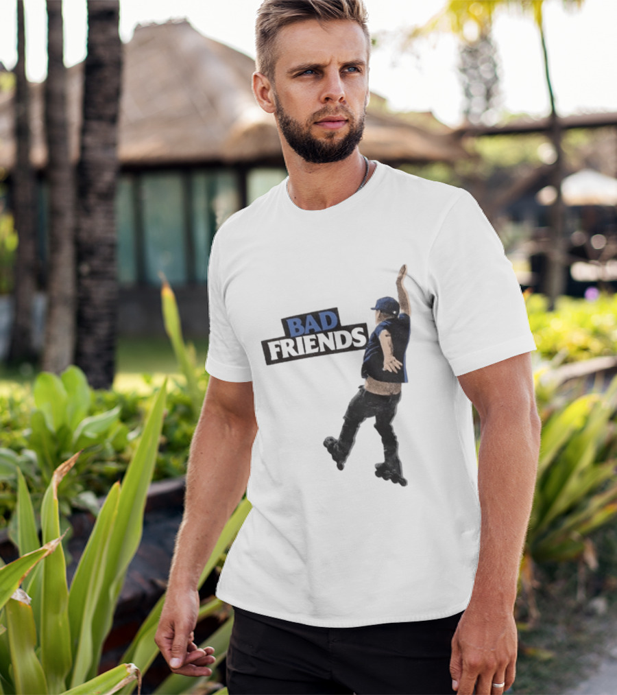 Bad Friends Bobby Roller Skating Fall T-Shirt