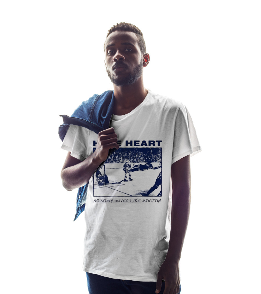 Have Heart Hockey Dive Iconic Boston Moment T-Shirt