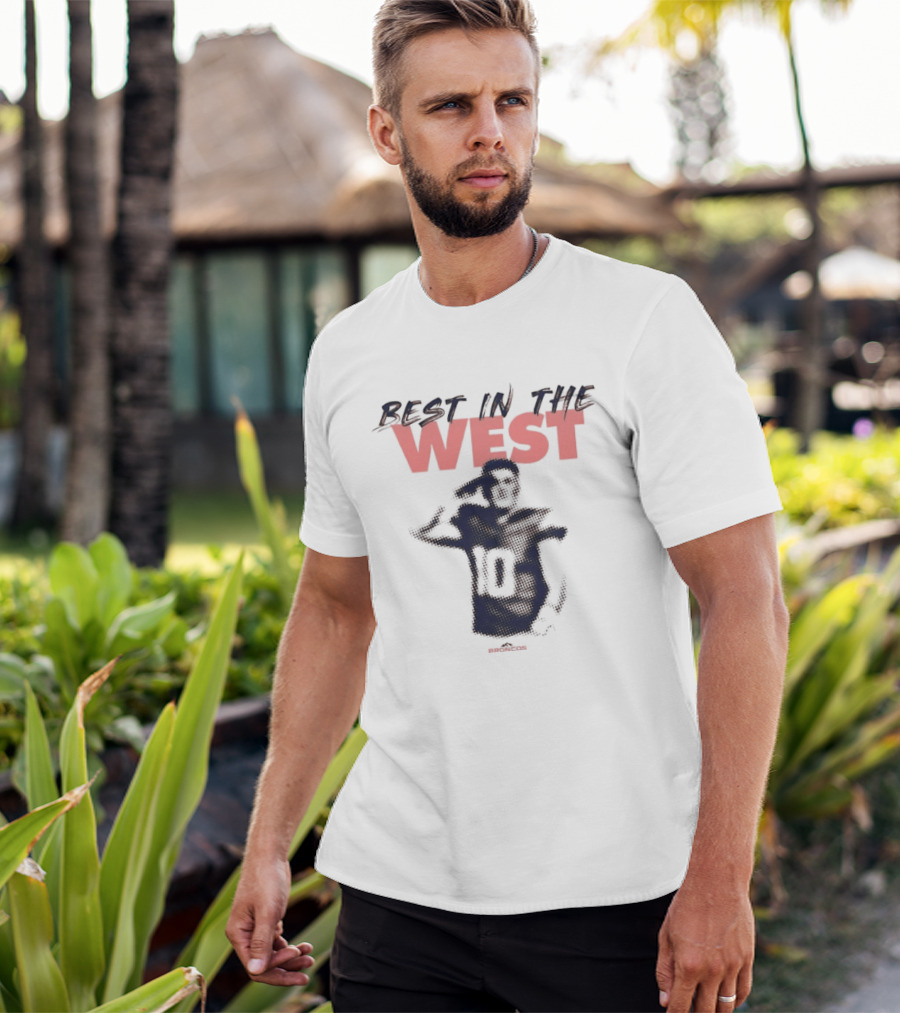 Best In The West Denver Broncos Number 10 Player T-Shirt