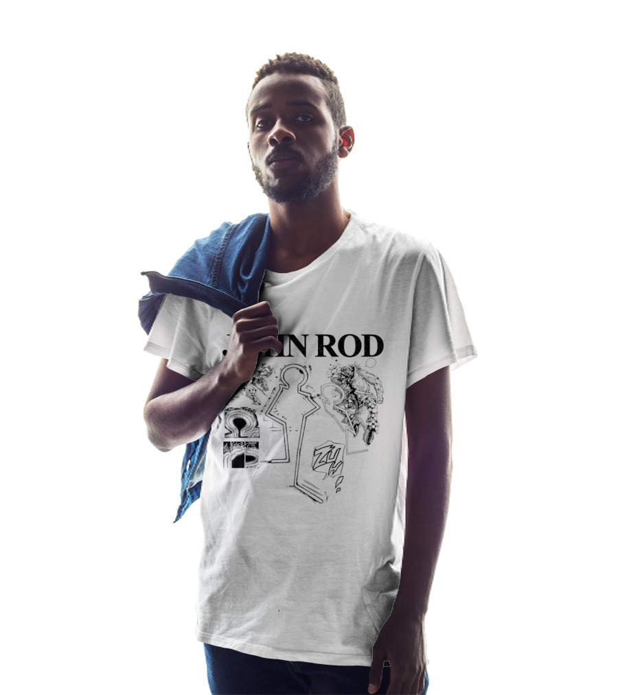 John Rod Abstract Figures And Faces T-Shirt