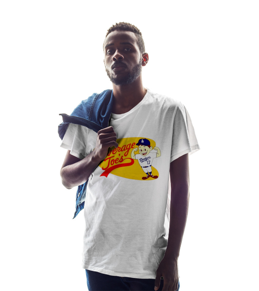 Average Joe's Dodgers No 17 LA Cartoon T-Shirt